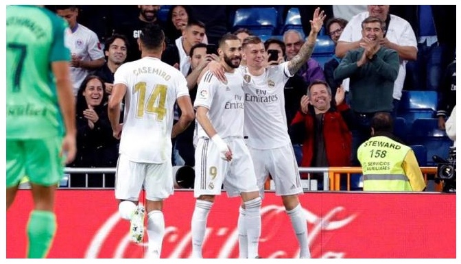 Real Madrid like each other and achieve a strong goal against Leganés